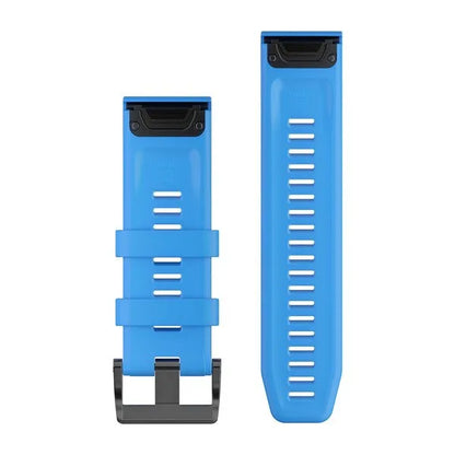 Garmin QuickFit-Armbänder (26 mm) Silikon Cyanblau - machsport