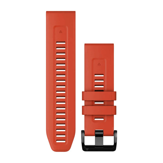 Garmin QuickFit-Armbänder (26 mm) Silikon Flammenrot – rot / ONE SIZE