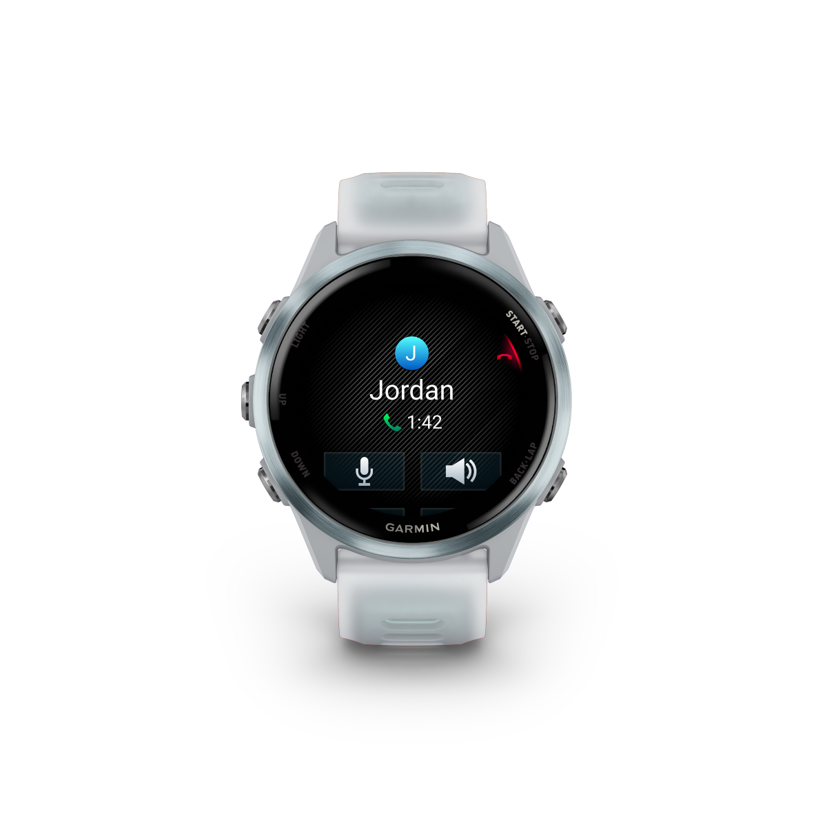 Garmin Forerunner 570 - 42mm Steinweiss/Cloud Blue Aluminium - machsport