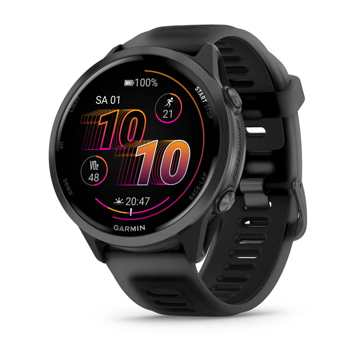 Garmin Forerunner 570 - 47mm Schwarz/Schiefergrau Aluminium