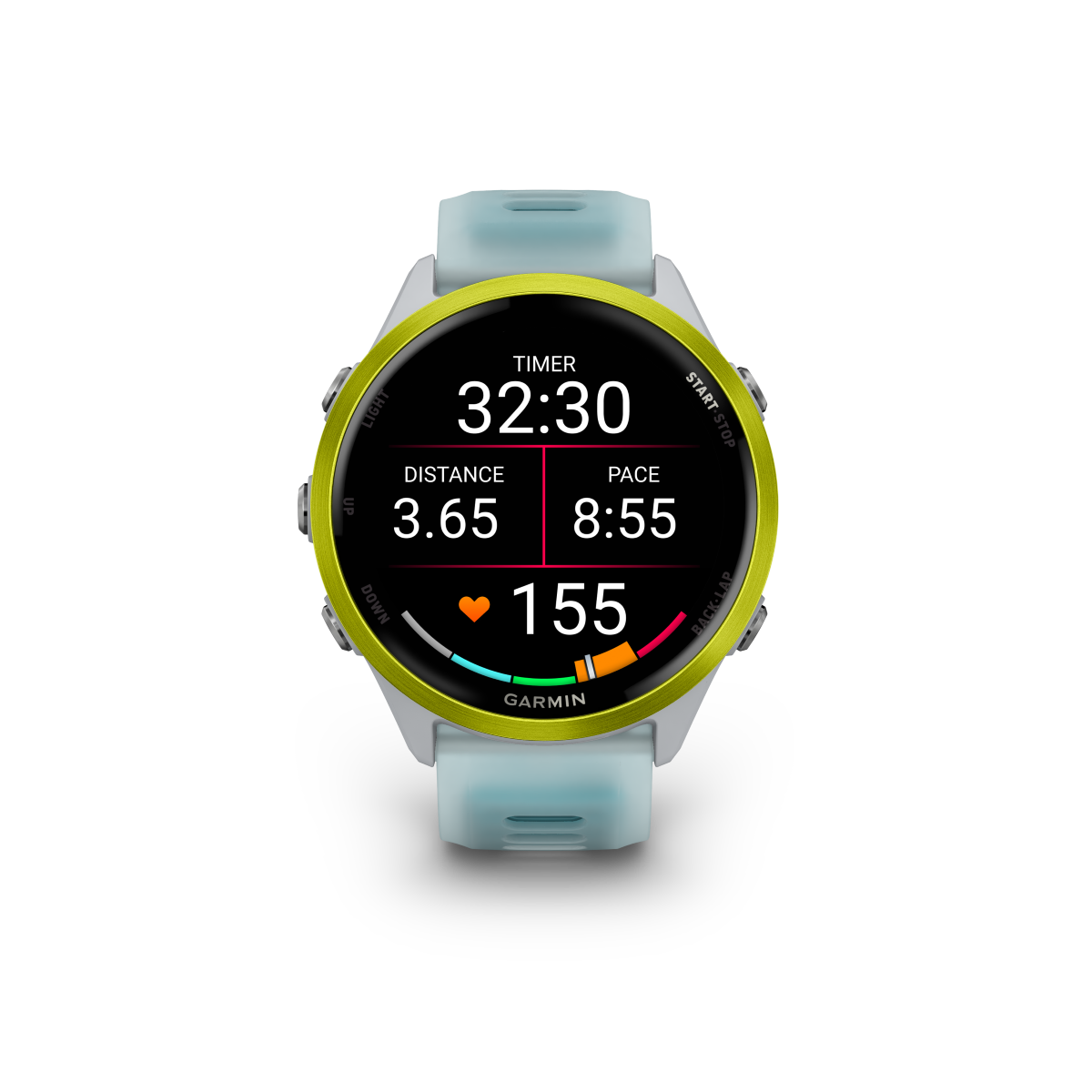 Garmin Forerunner 570 - 47mm Steinweiss/Amp Yellow Aluminium - machsport
