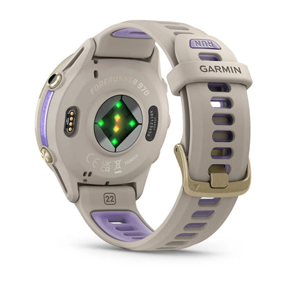 Garmin Forerunner 970 Gray/Softgold Titan - machsport