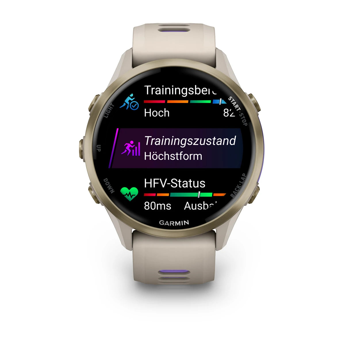 Garmin Forerunner 970 Gray/Softgold Titan - machsport – Bild 