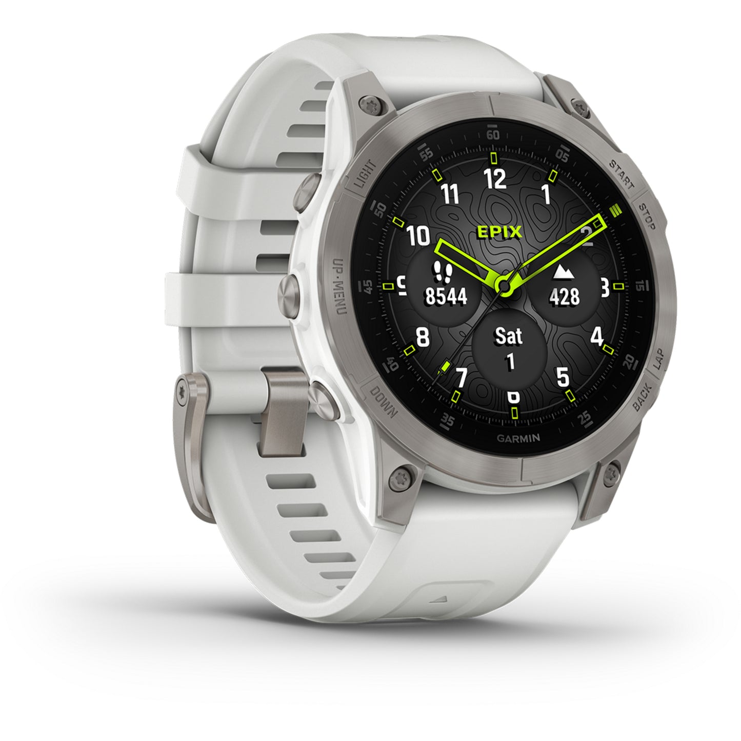 Garmin Sportuhr epix gen 2 sapphire - premium GPS-Smartwatch mit AMOLED-Display und langlebiger Akkulaufzeit - machsport