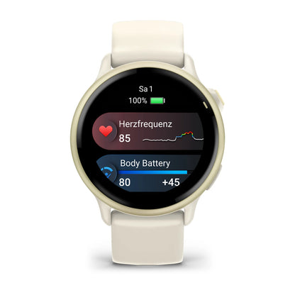 Garmin Vivoactive 6, Bone/Lunargold - machsport