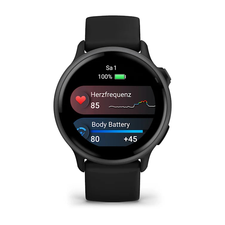 Garmin Vivoactive 6, schwarz/Schiefergrau - machsport