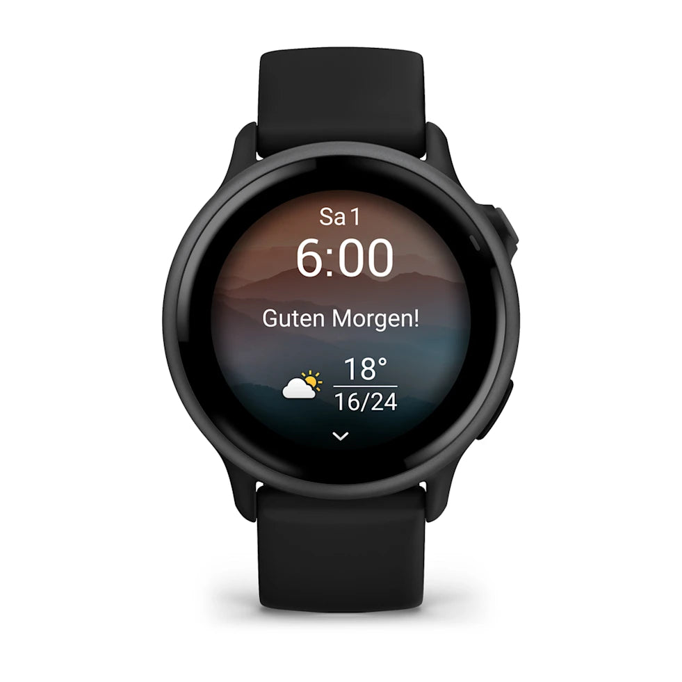 Garmin Vivoactive 6, schwarz/Schiefergrau - machsport