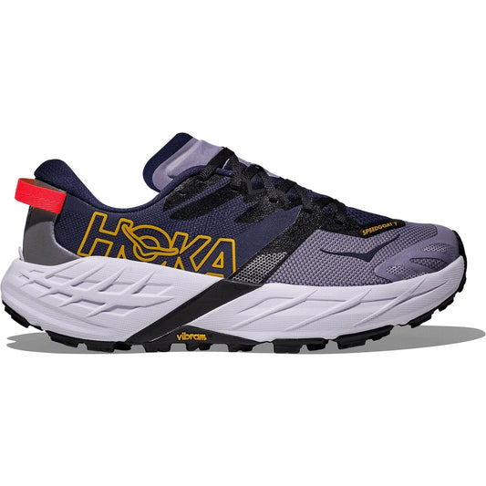 Hoka Damenlaufschuhe Speedgoat 7, berry jam/starlight glow – lila / 41 1/3