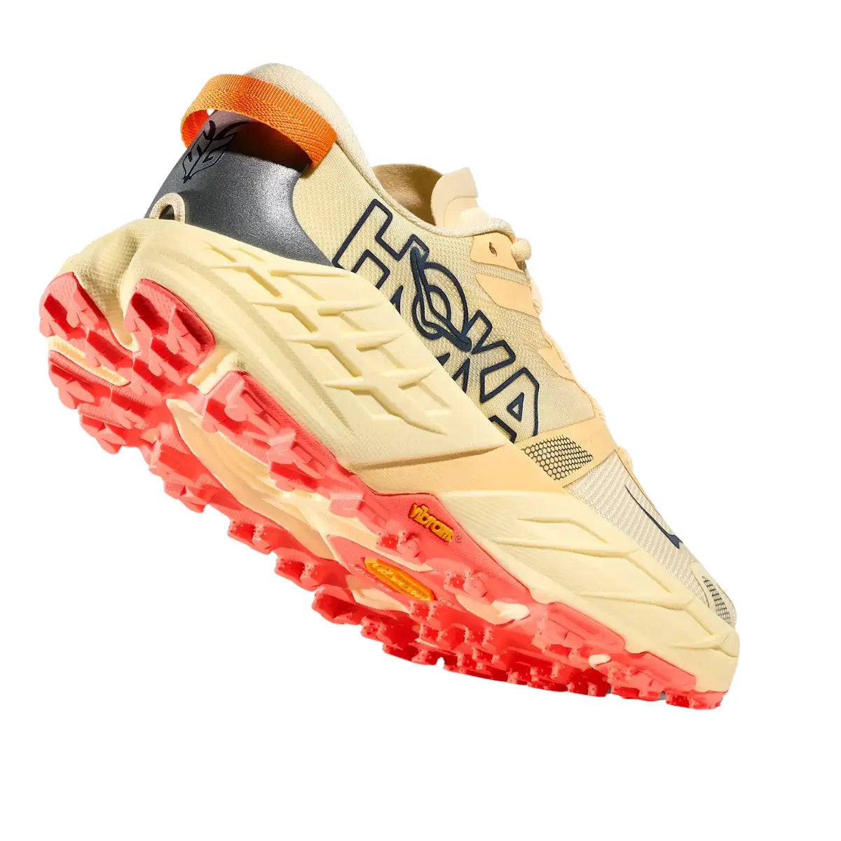 Hoka Damenlaufschuhe Speedgoat 7, Trailrunning-Schuhe für lange Trails mit Vibram , vintage yellow - machsport
