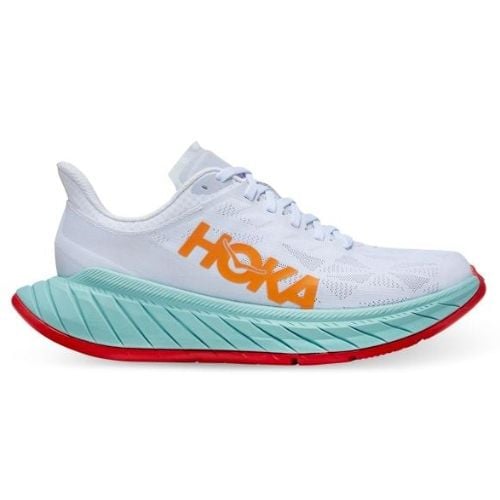 Hoka Damenlaufschuhe Carbon X2 – weiß / 40