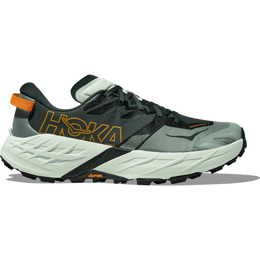 Hoka Herrenlaufschuhe Speedgoat 7, bea leaf/sea glass – grau / 44 2/3