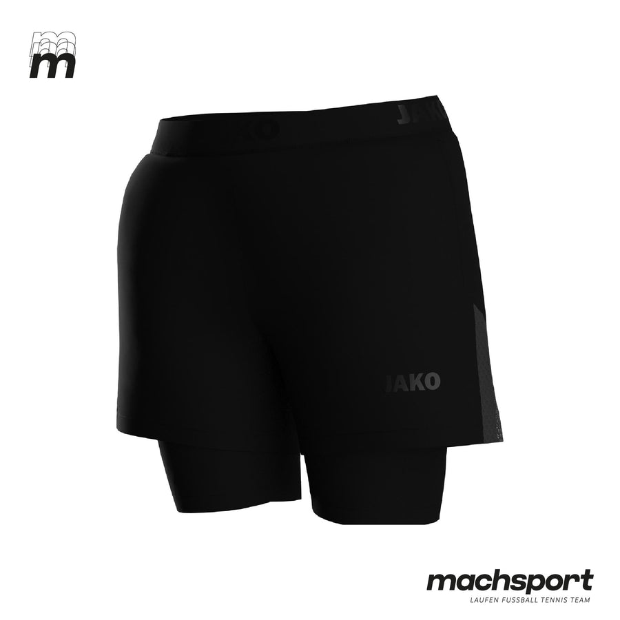 ASKÖ Bruck-Peuerbach 2in1 Short Damen schwarz - machsport