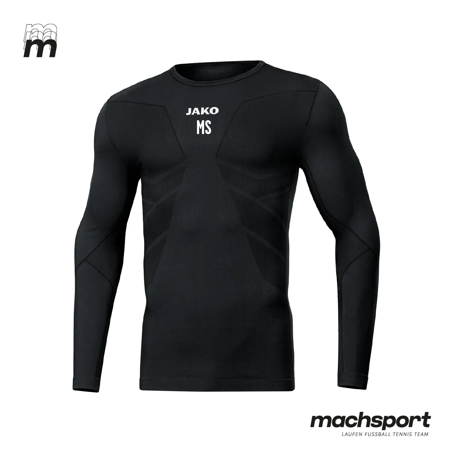 Jako Hoiwa Zehne Rund'n Unnterziehshirt für Teamsport, bequemes, langärmeliges Unterziehshirt aus weichem Material. – Bild 