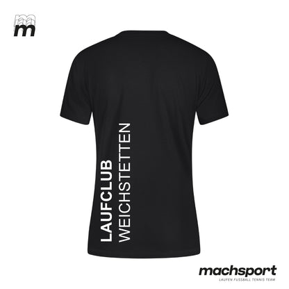Laufclub Weichstetten Trainingsshirt Damen schwarz - machsport