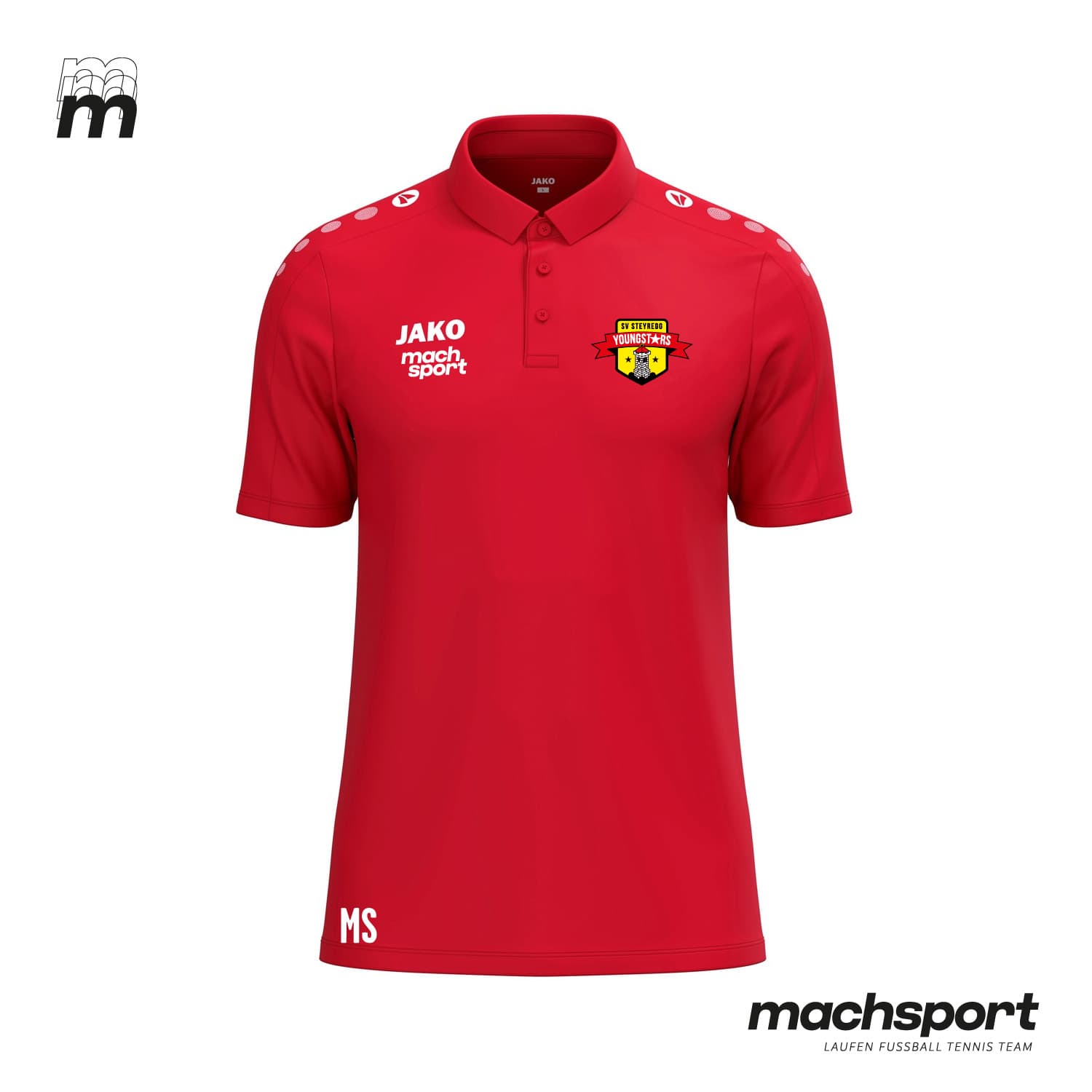 SV Steyregg Youngstars Lifestyle Poloshirt - machsport – Bild 