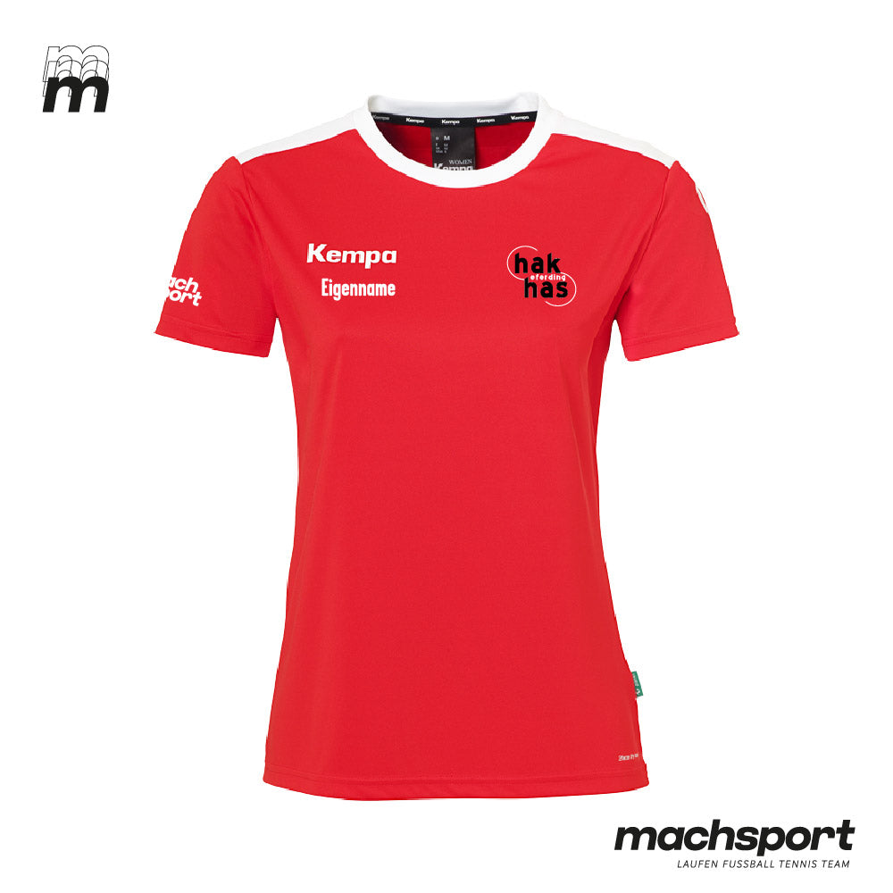 HAK | HAS Eferding Trainingsshirt rot Damen - machsport – Bild 