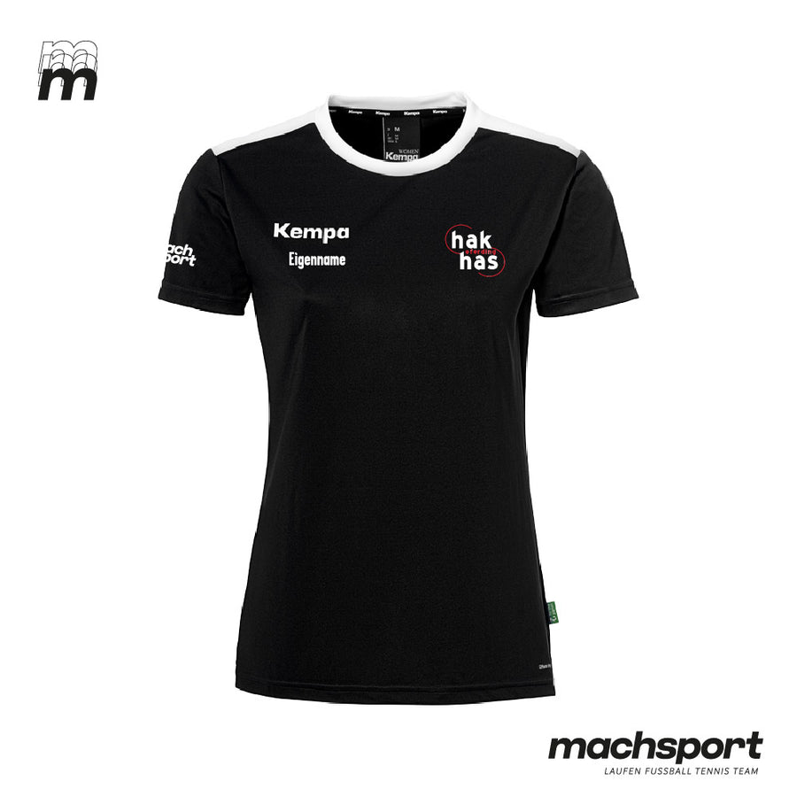 HAK | HAS Eferding Trainingsshirt schwarz Damen - machsport