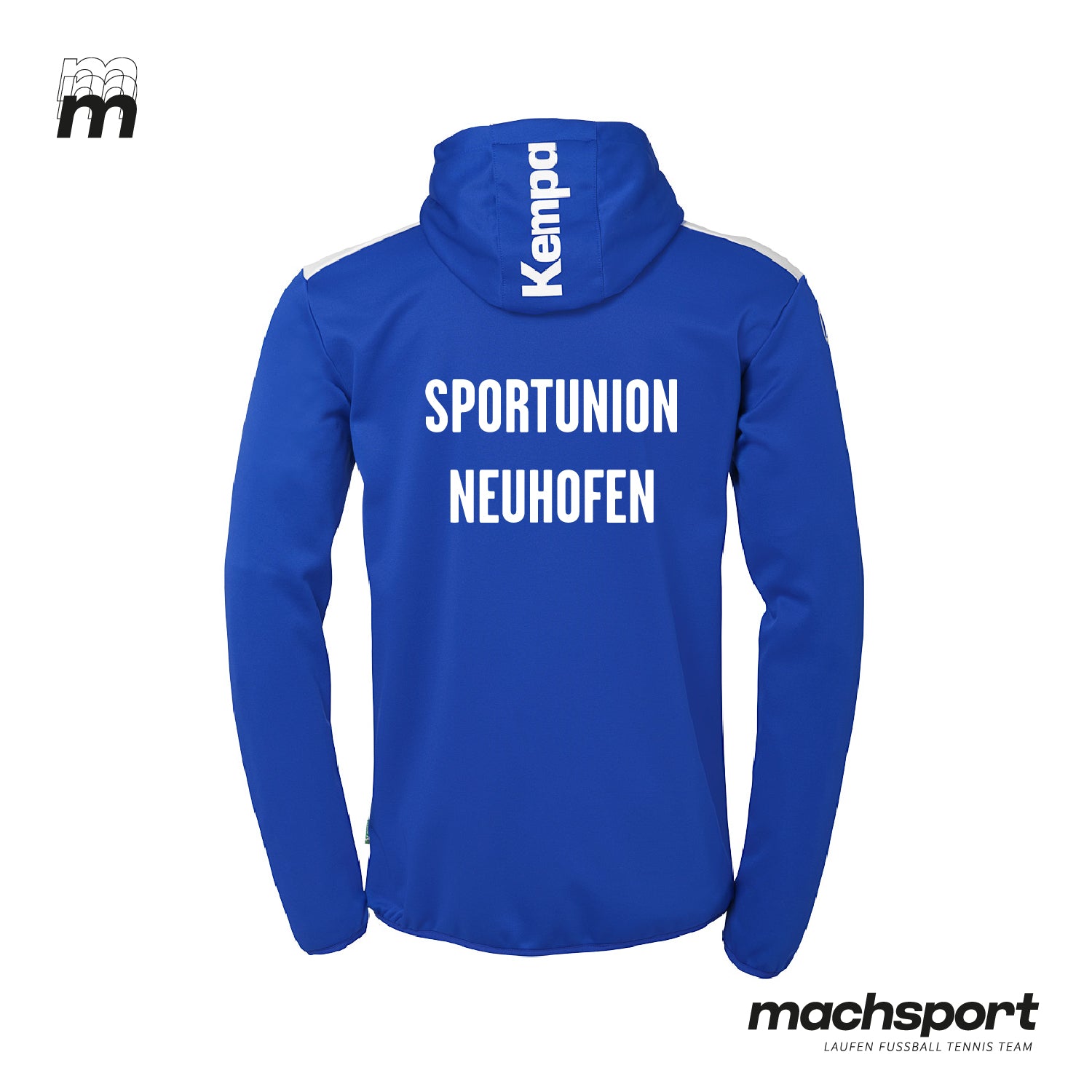 Sportunion Neuhofen Volleyball Trainingsjacke mit Kapuze - machsport – Bild 
