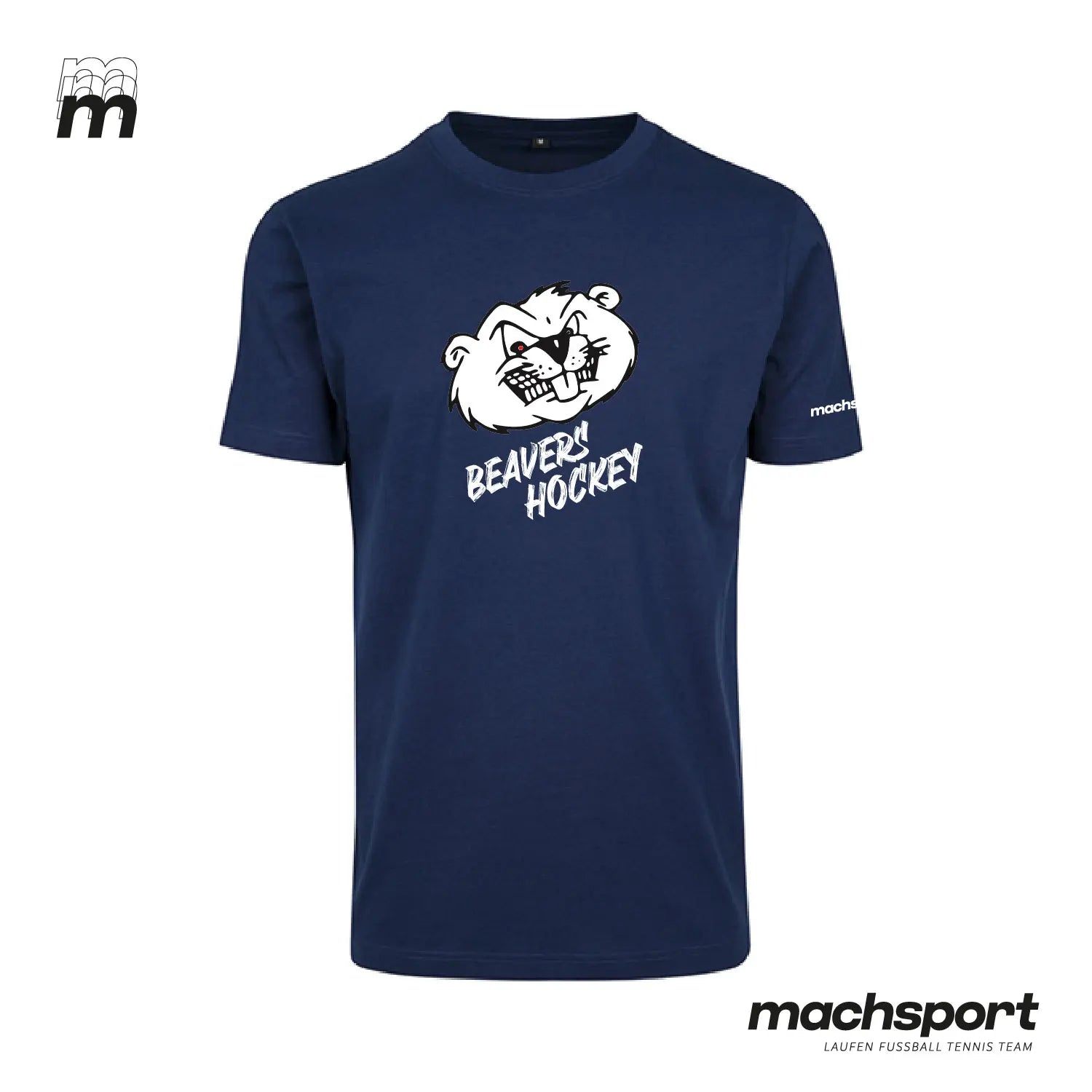 Beavers Hockey Fanshirt von L-Shop, Teamsport-Trikot mit Vereinslogo, bequemes Fan-Outfit für Eishockeyfans sichtbar im Bild – Bild 