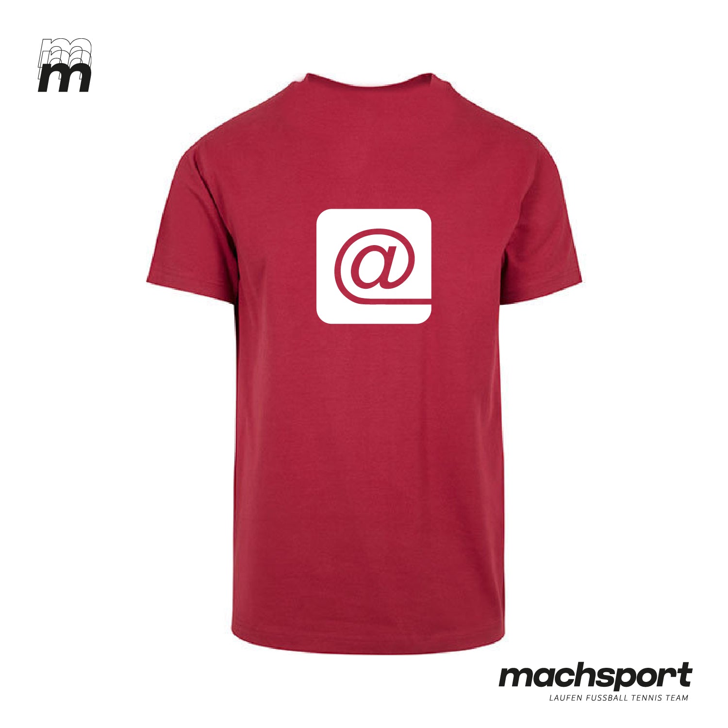 Borg Linz Shirt burgundy - INFORMATIK - machsport – Bild 