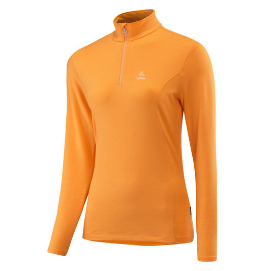 Löffler Damenshirt Midlayer Transtex – orange / 34