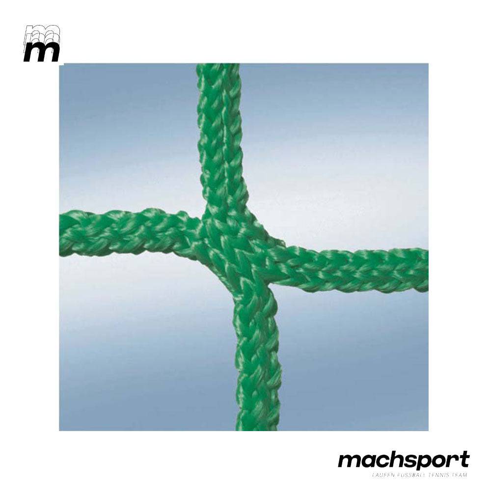 Fußballtornetz 7,5 x 2,5 m - 0,8 x 2 m (grün) - machsport – Bild 