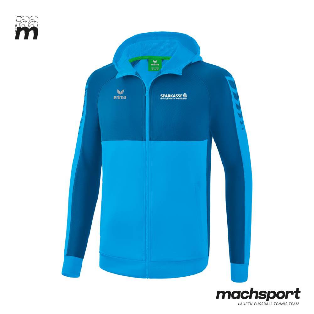 Sparkasse EPW Trainingsjacke mit Kapuze - machsport – Bild 