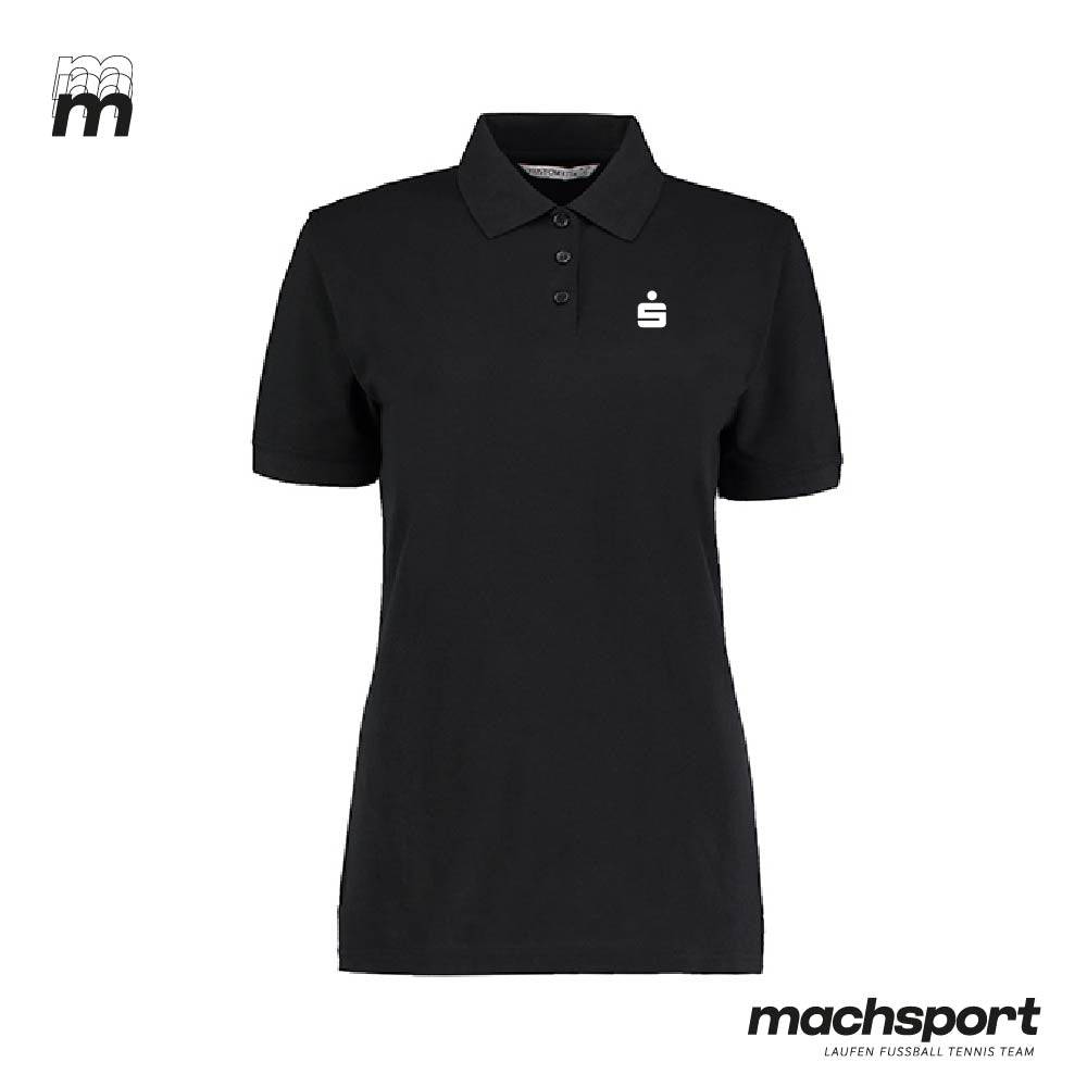 Sparkasse EPW Polo Damen schwarz - machsport – Bild 