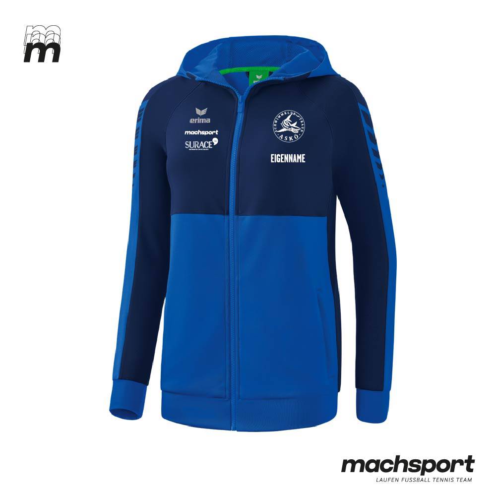 ASKÖ Schwimmklub Traun Trainingsjacke mit Kapuze Damen - machsport – Bild 