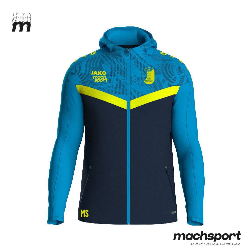 ASKÖ Bruck-Peuerbach Trainingsjacke mit Kapuze - machsport – Bild 