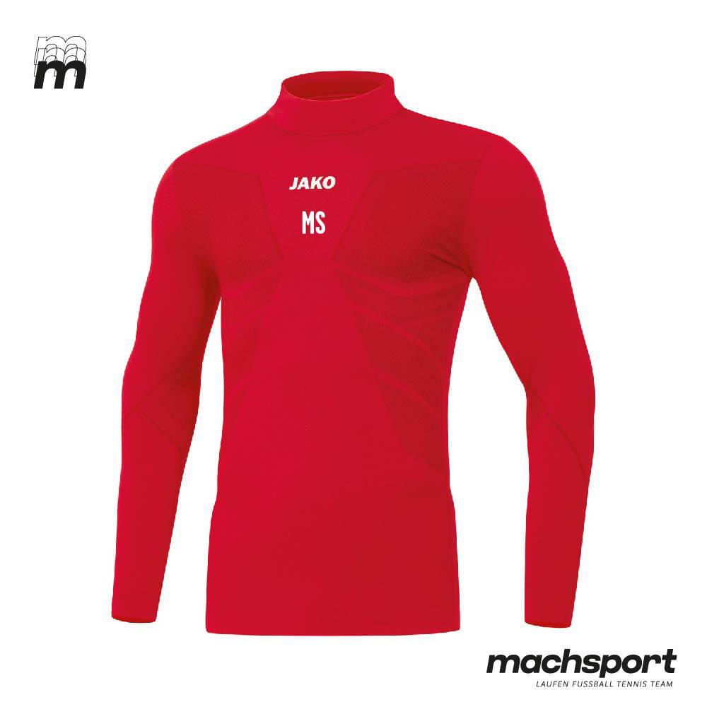 ASKÖ Neue Heimat Unterziehshirt rot - machsport – Bild 