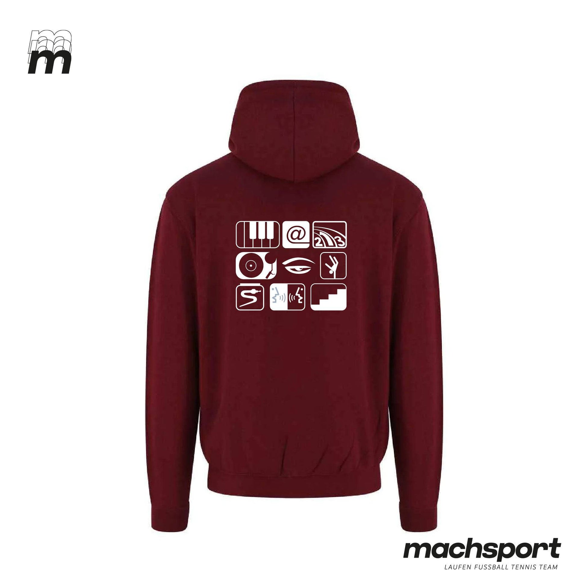 Borg Linz Hoody burgundy - LEHRER - machsport – Bild 