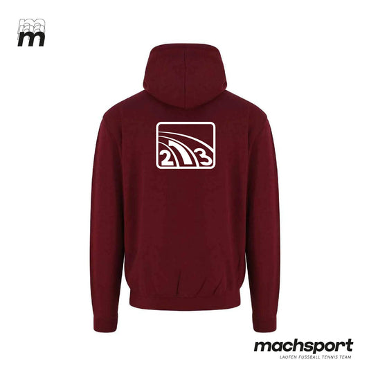 Borg Linz Hoody burgundy - LEISTUNGSSPORT – XS