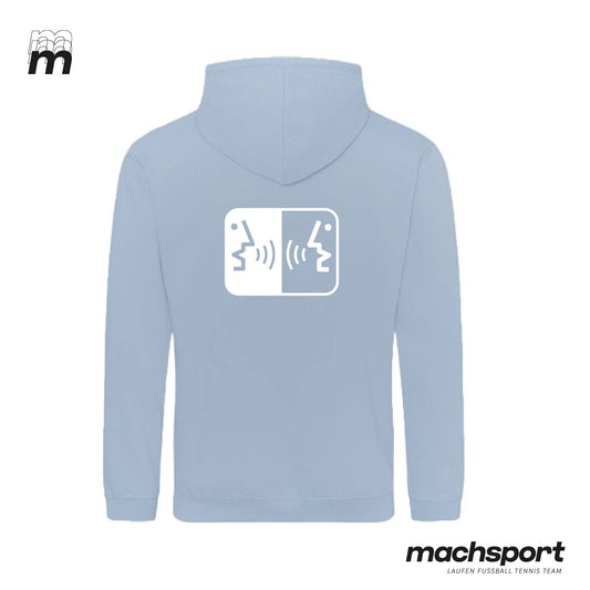 Borg Linz Hoody dusty blue - KOMMUNIKATION – XS