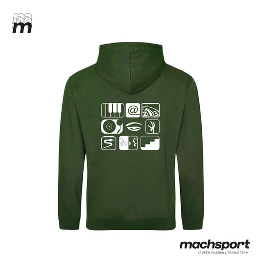 Borg Linz Hoody earthy green - LEHRER – XS