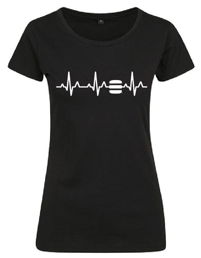 BURGERISTA Heartbeat T-Shirt Damen - machsport – Bild 