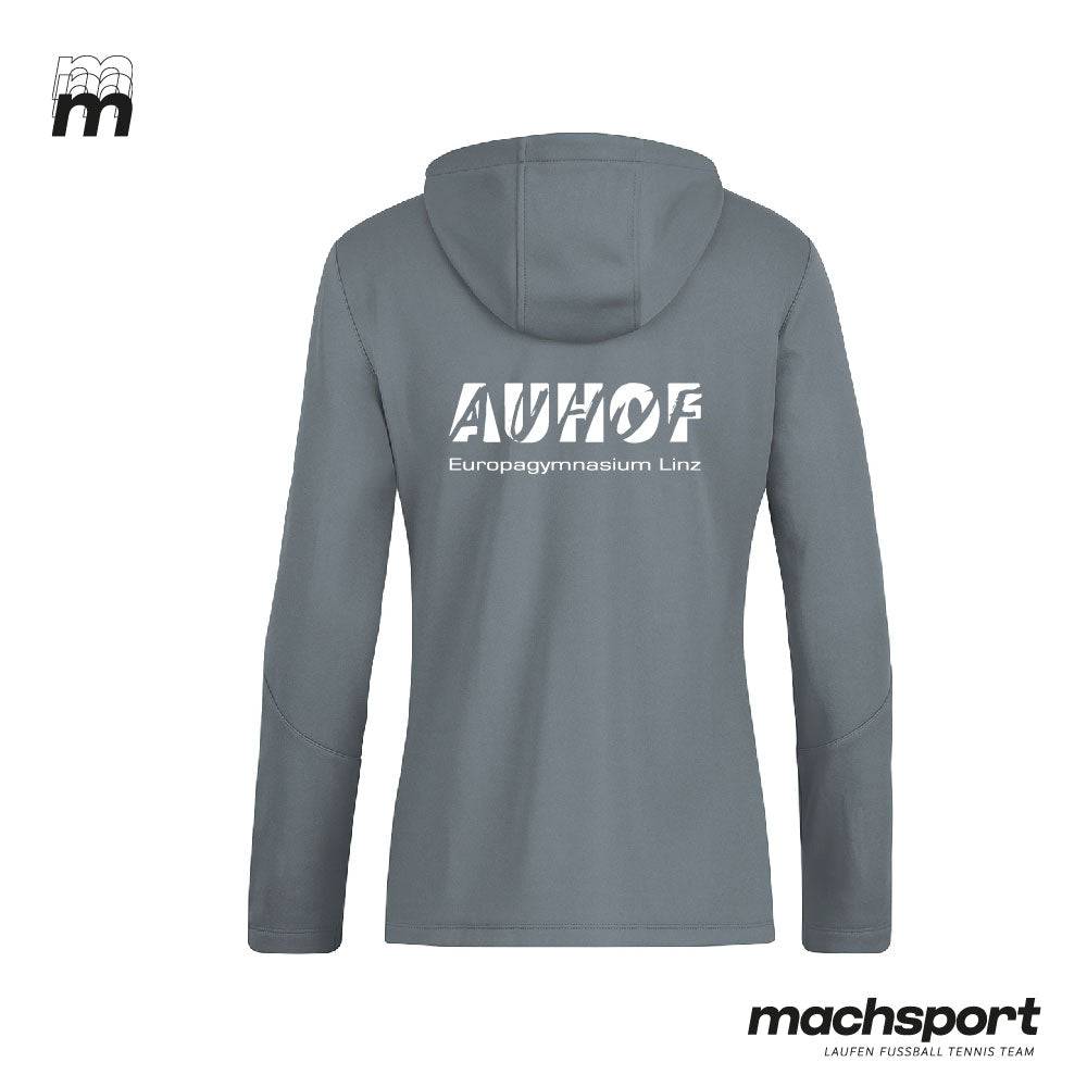 Europagymnasium Auhof Kapuzenjacke Damen grau - machsport – Bild 