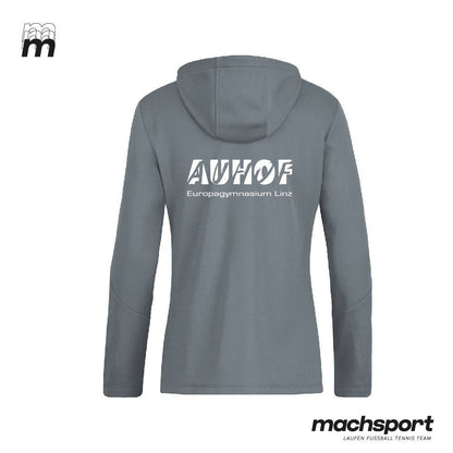 Europagymnasium Auhof Kapuzenjacke Damen grau - machsport