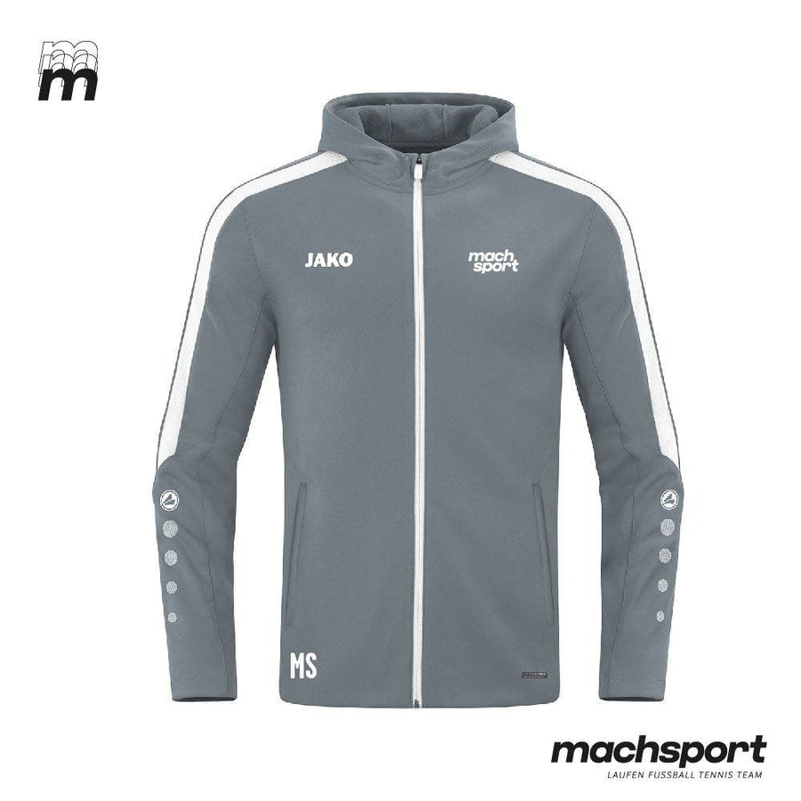 Europagymnasium Auhof Kapuzenjacke grau - machsport