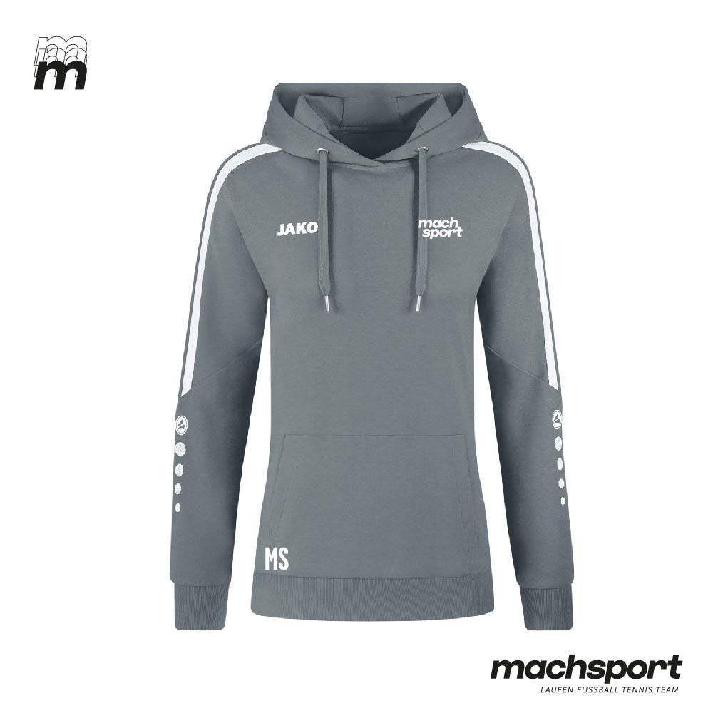 Europagymnasium Auhof Kapuzensweat Damen grau - machsport – Bild 