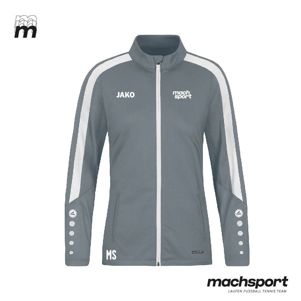 Europagymnasium Auhof Polyesterjacke Damen grau - machsport – Bild 