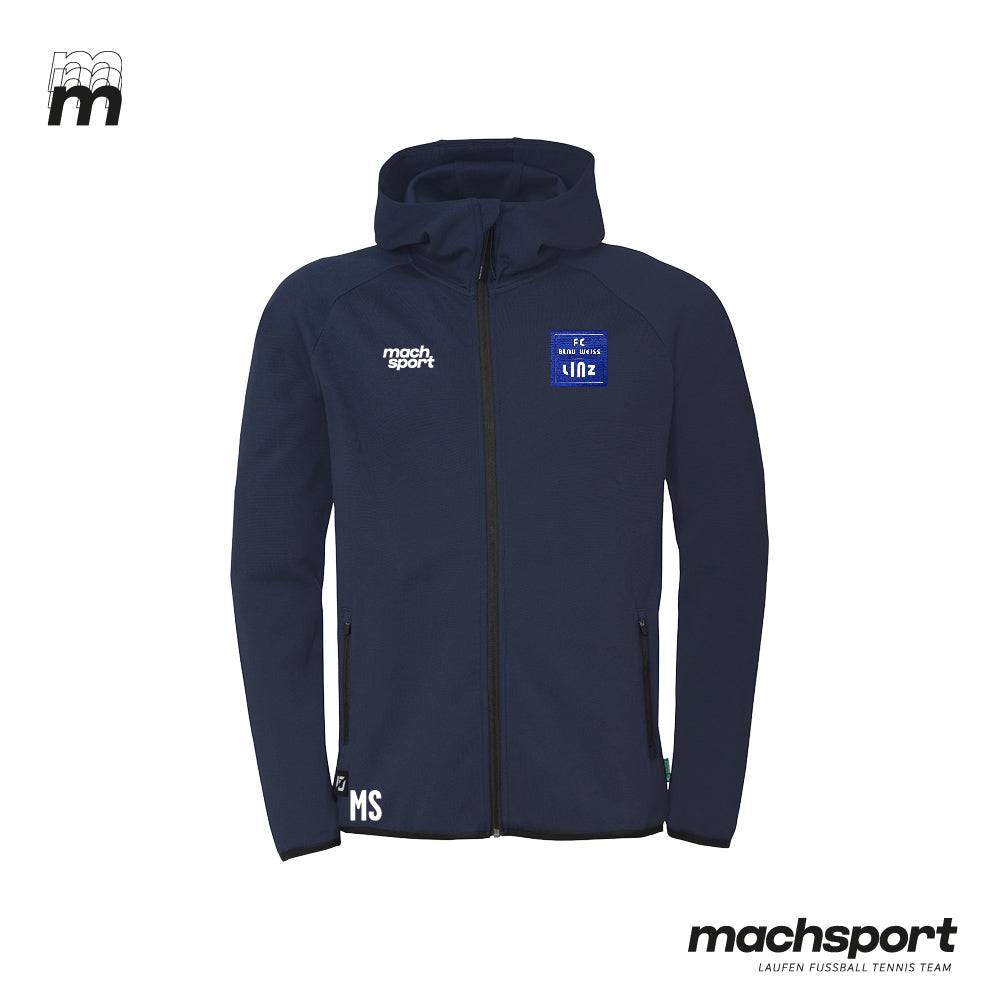 FC Blau-Weiß Linz Nachwuchs Lifestyle Hoodie inkl. Premium Logo - machsport – Bild 