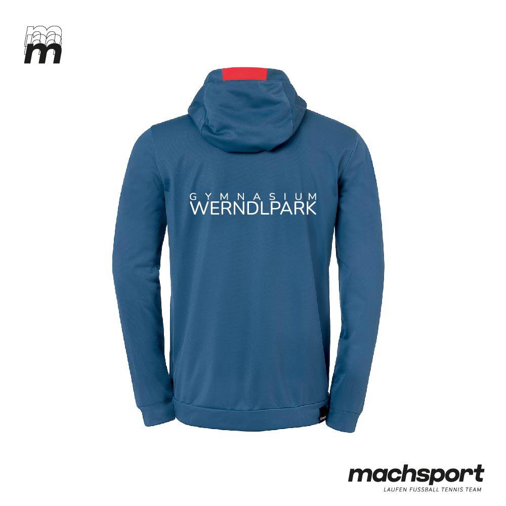 Gymnasium Werndlpark Kapuzenjacke Herren - machsport – Bild 