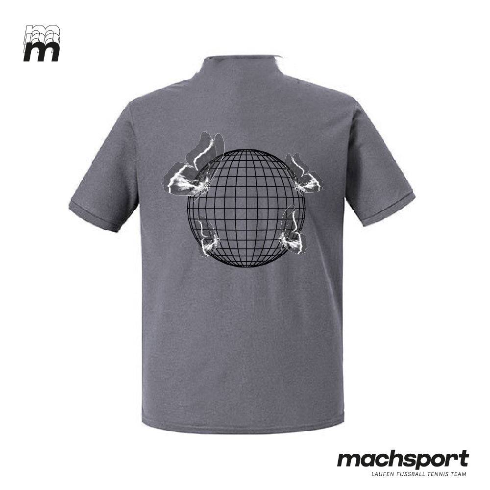 HAK | HAS Eferding Lifestyle-Poloshirt grau - machsport – Bild 