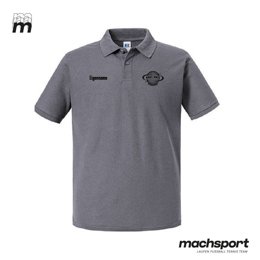 HAK | HAS Eferding Lifestyle-Poloshirt grau - machsport