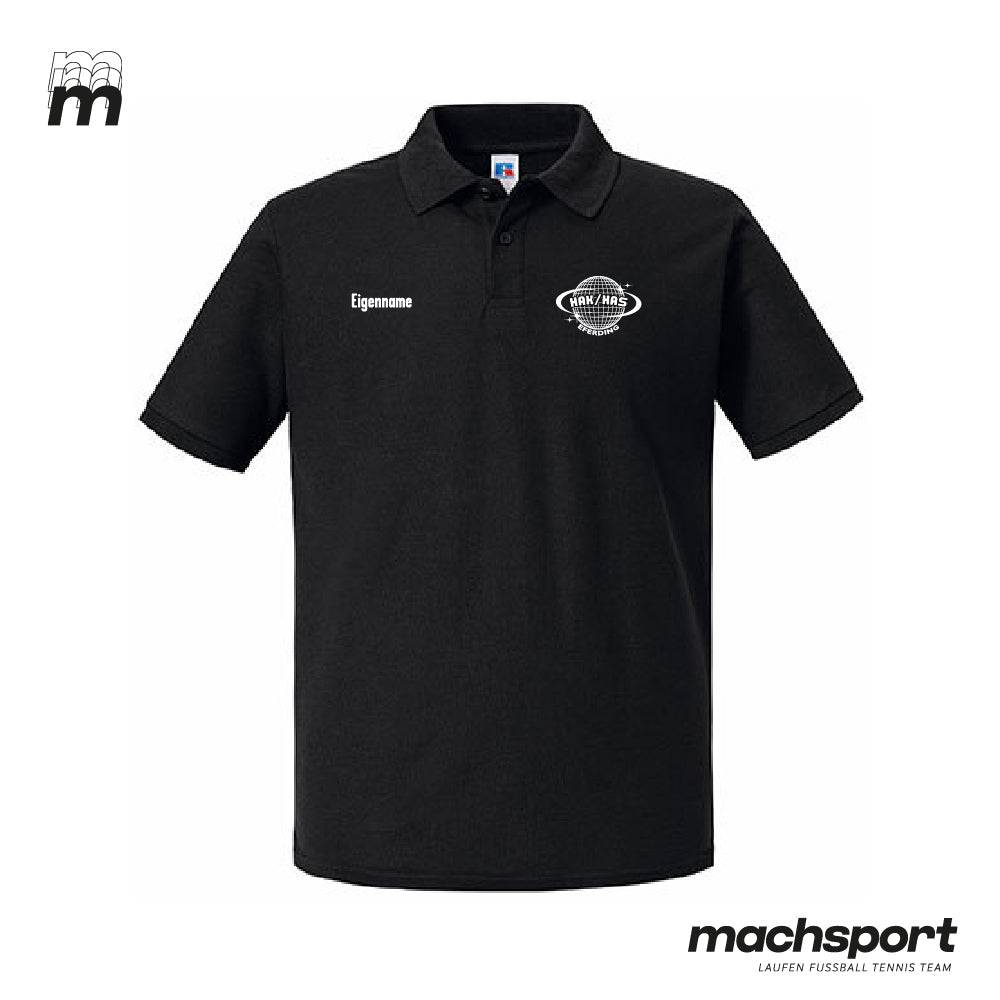 HAK | HAS Eferding Lifestyle-Poloshirt schwarz - machsport