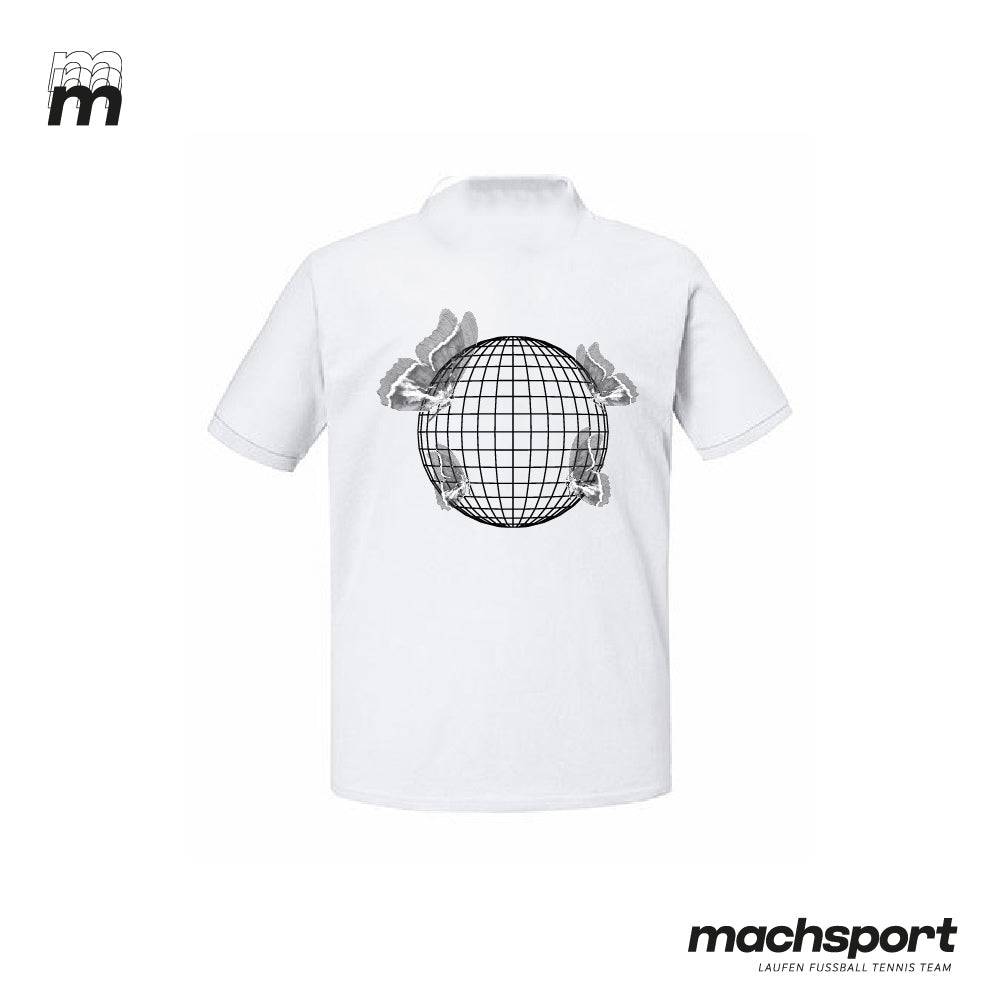 HAK | HAS Eferding Lifestyle-Poloshirt weiß - machsport – Bild 