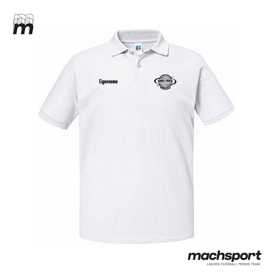 HAK | HAS Eferding Lifestyle-Poloshirt weiß - machsport