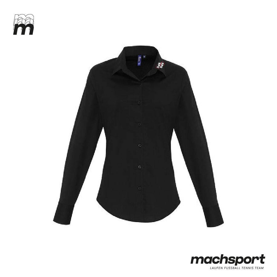 HAK | HAS Eferding Workwear-Hemd Damen schwarz - machsport