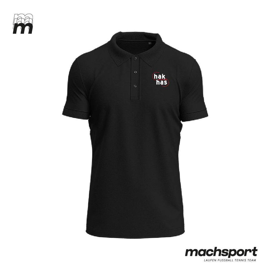 HAK | HAS Eferding Workwear-Polo Herren schwarz - machsport